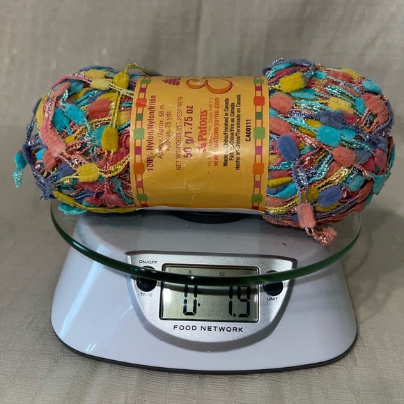 1 Skein Discontinued Patons Evita Multicolor Yarn Color Paradise - Picture 3 of 3